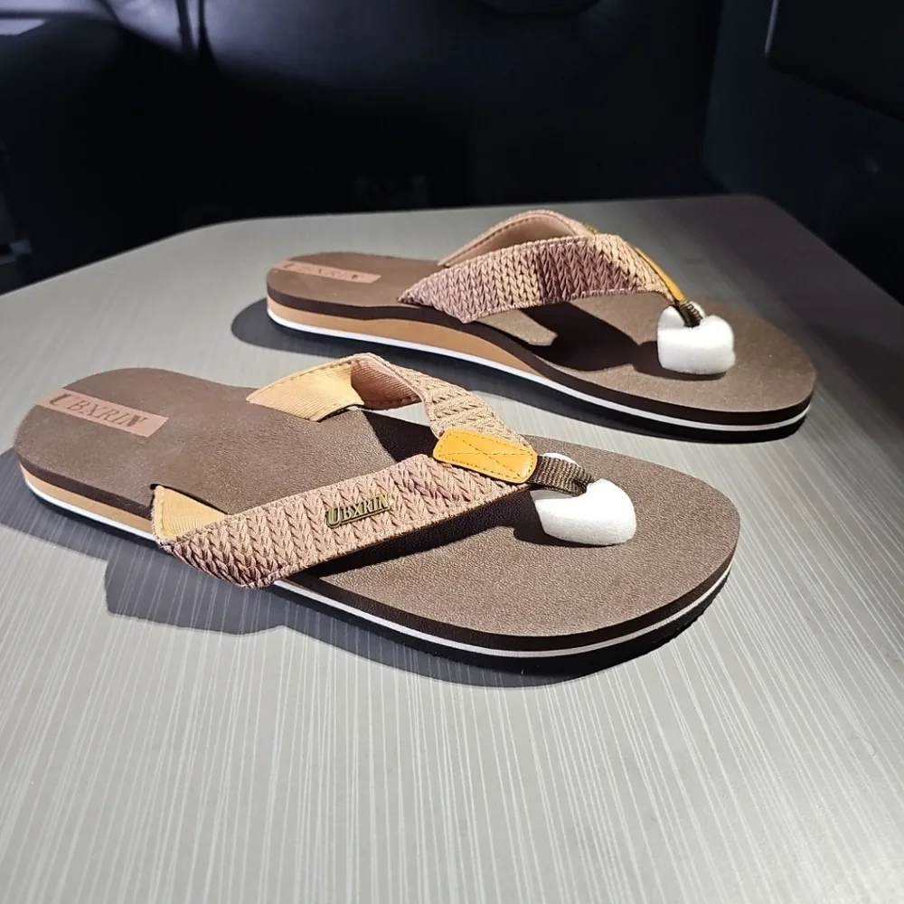 UBXRIN‎ Flip Flops Size 47 (US 13) Men's Comfort Beach Thong Sandals New